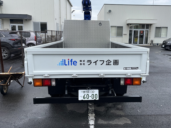 ライフ企画様の車両マーキング2